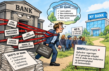 SMV’er tøver med at skifte til andre banker