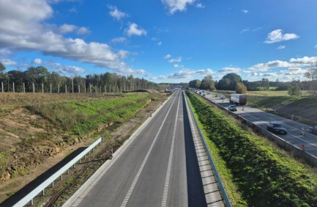 Milepæl i motorvejsudvidelse